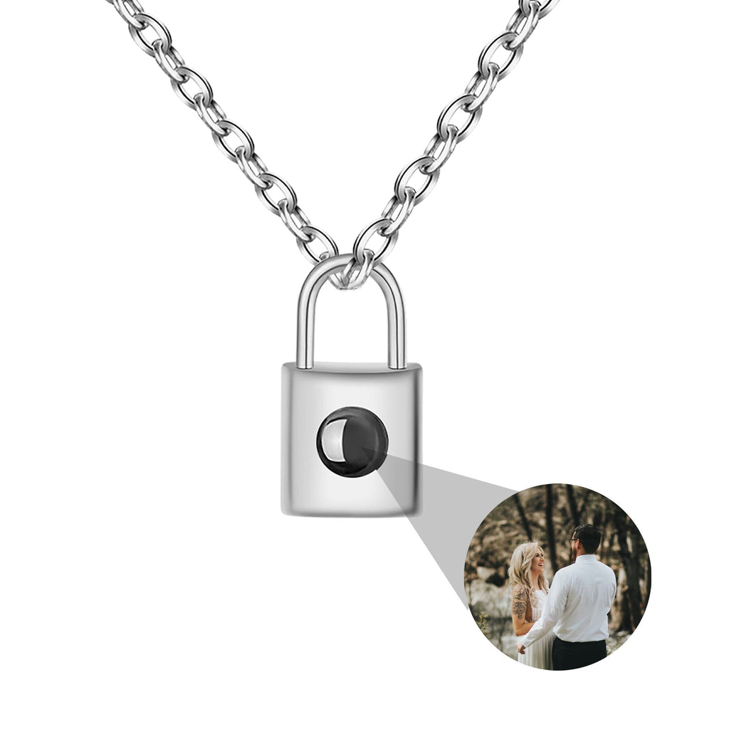 Customized photo key lock Projection Photo Necklace Personality Creative Pendant - MERGE.DAY.1.FREESTYLE