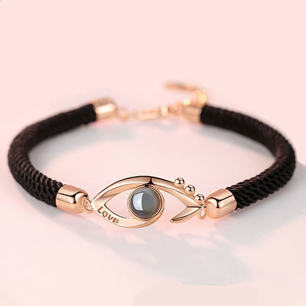 Customizable Photo EyesCircle Photo Bracelet Personalized Custom Photo Couple Bracelet - MERGE.DAY.1.FREESTYLE