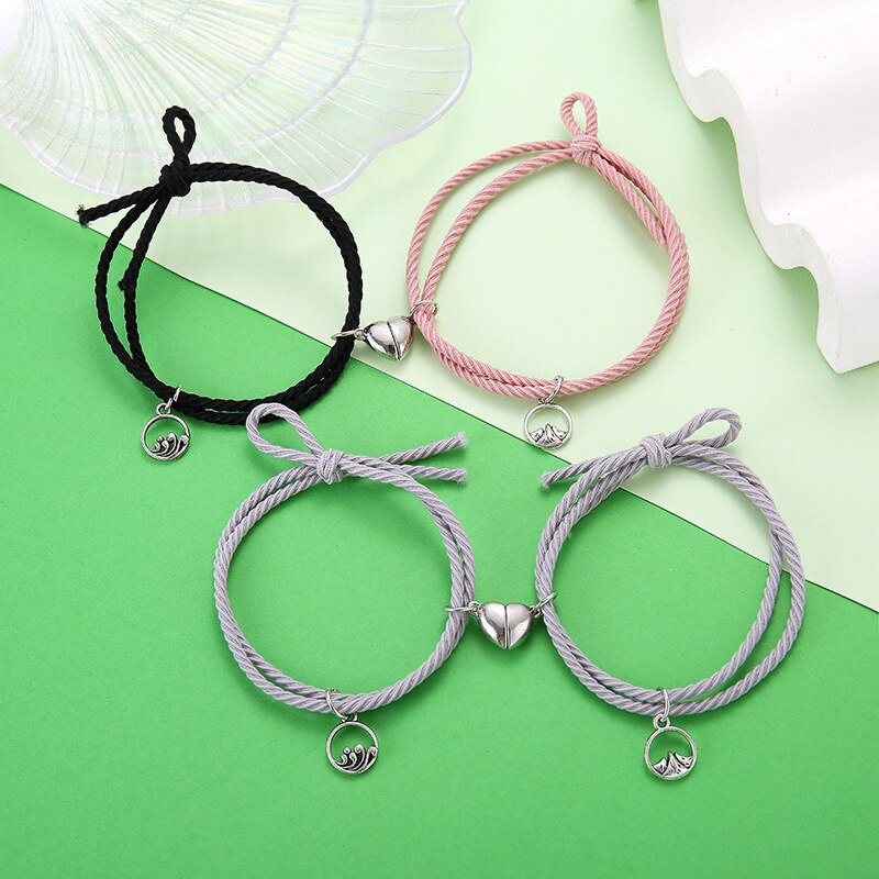 Magnet Paired Couple Bracelet For Lovers Distance Bracelet For Women Men - MERGE.DAY.1.FREESTYLE