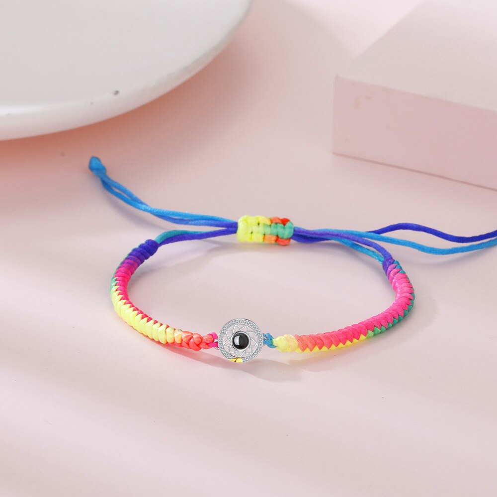Customizable Photo Sun Moon Bracelet Stainless Steel Couple Bracelet - MERGE.DAY.1.FREESTYLE
