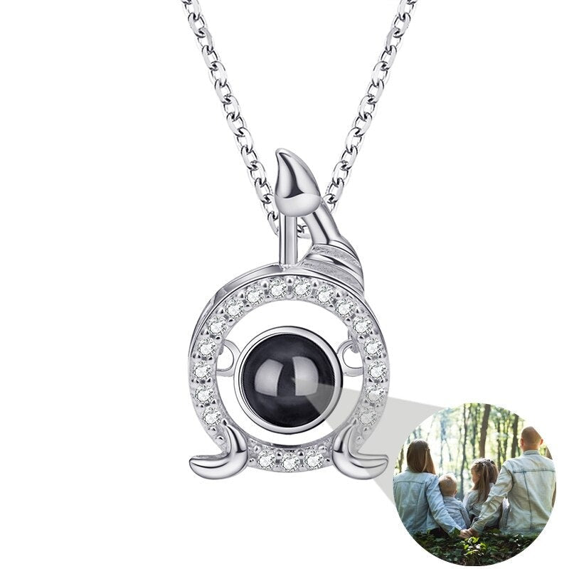 Photo Projection Necklace 12 Constellation Patterns Pendant Necklace - MERGE.DAY.1.FREESTYLE