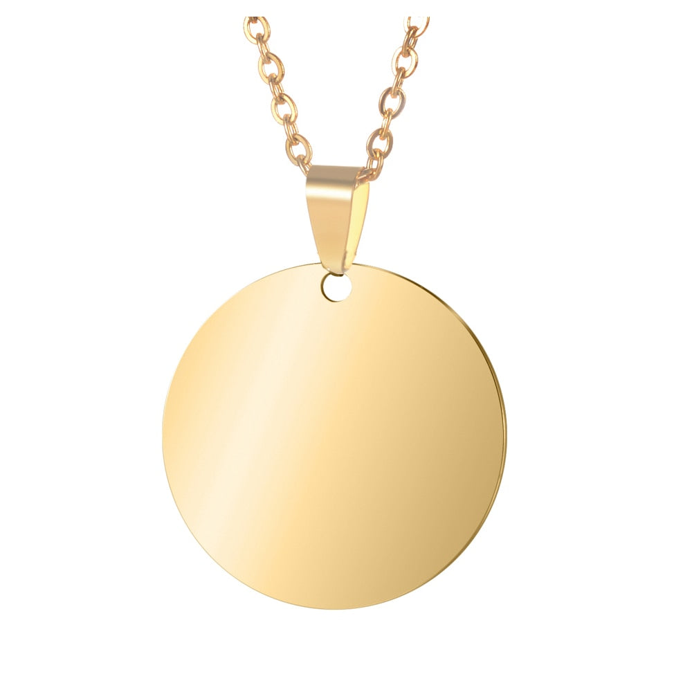 Custom Engraved Picture Photos Name Love Necklace for Women Heart Pendant - MERGE.DAY.1.FREESTYLE