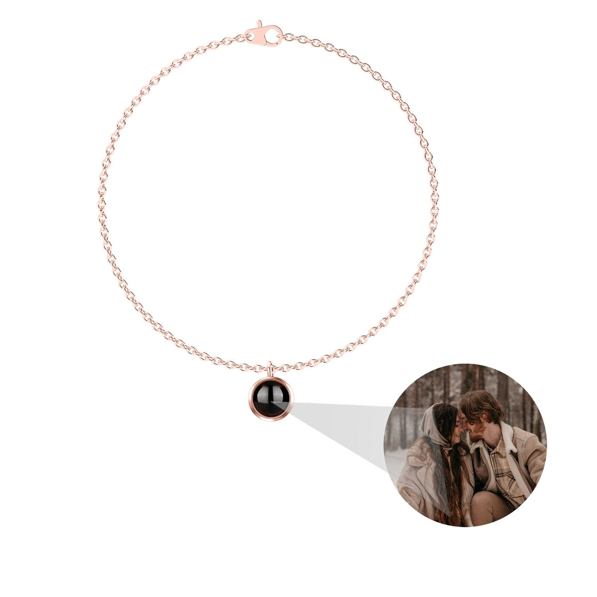 Custom Personalized Photo 100 Languages I Love You Projection Bracelet - MERGE.DAY.1.FREESTYLE
