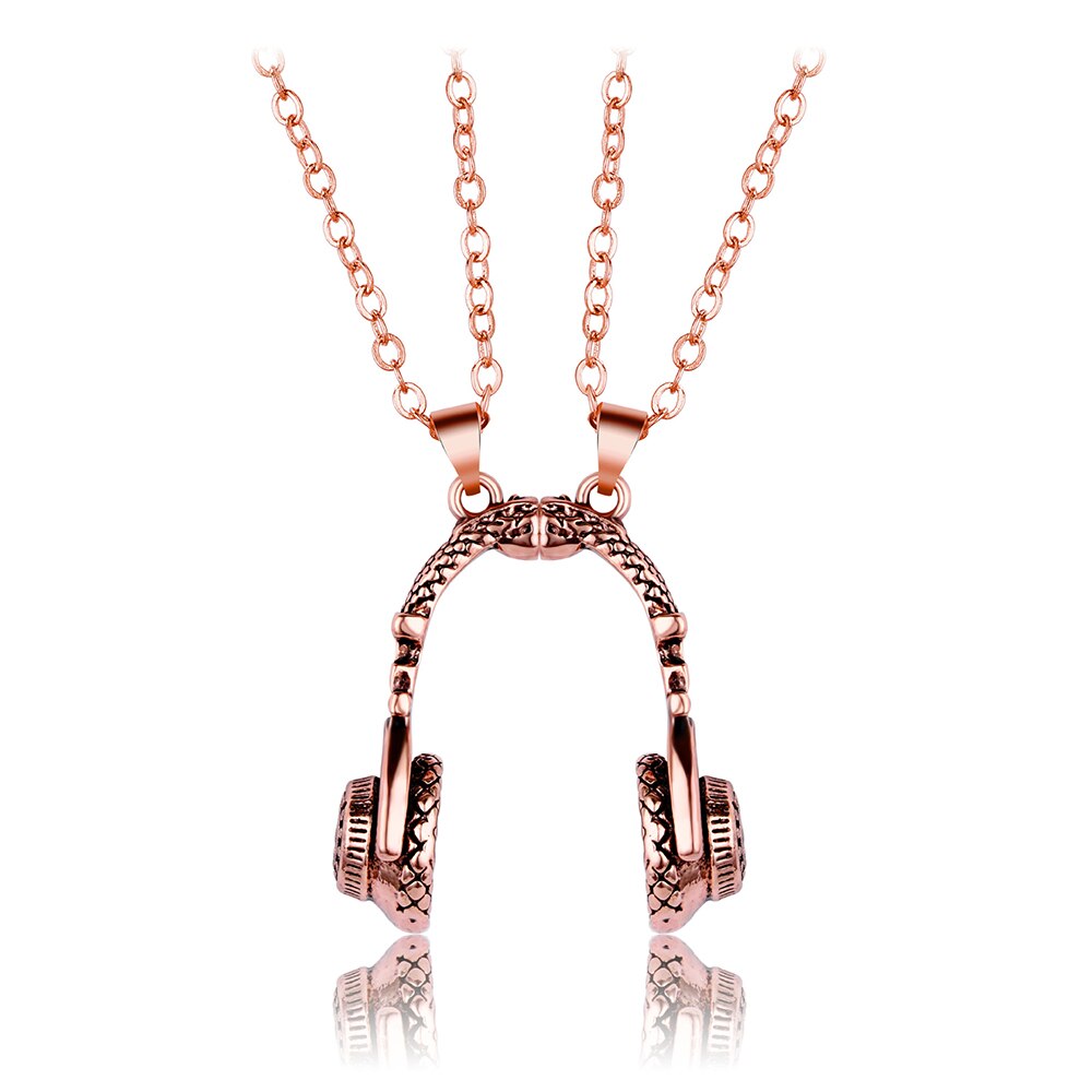Headset Couple Necklace Magnet Necklaces Personalized Creative jewelry - MERGE.DAY.1.FREESTYLE