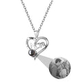 Love projection necklace with customizable photos Pendant Memorial Gift Anniversary gift - MERGE.DAY.1.FREESTYLE