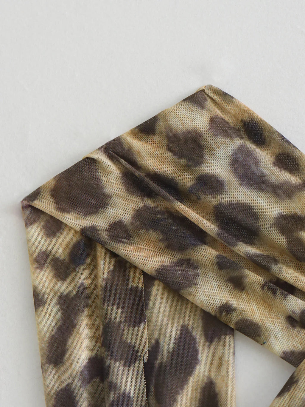 Vintage Women Irregular Leopard Bodysuits - MERGE.DAY.1.FREESTYLE