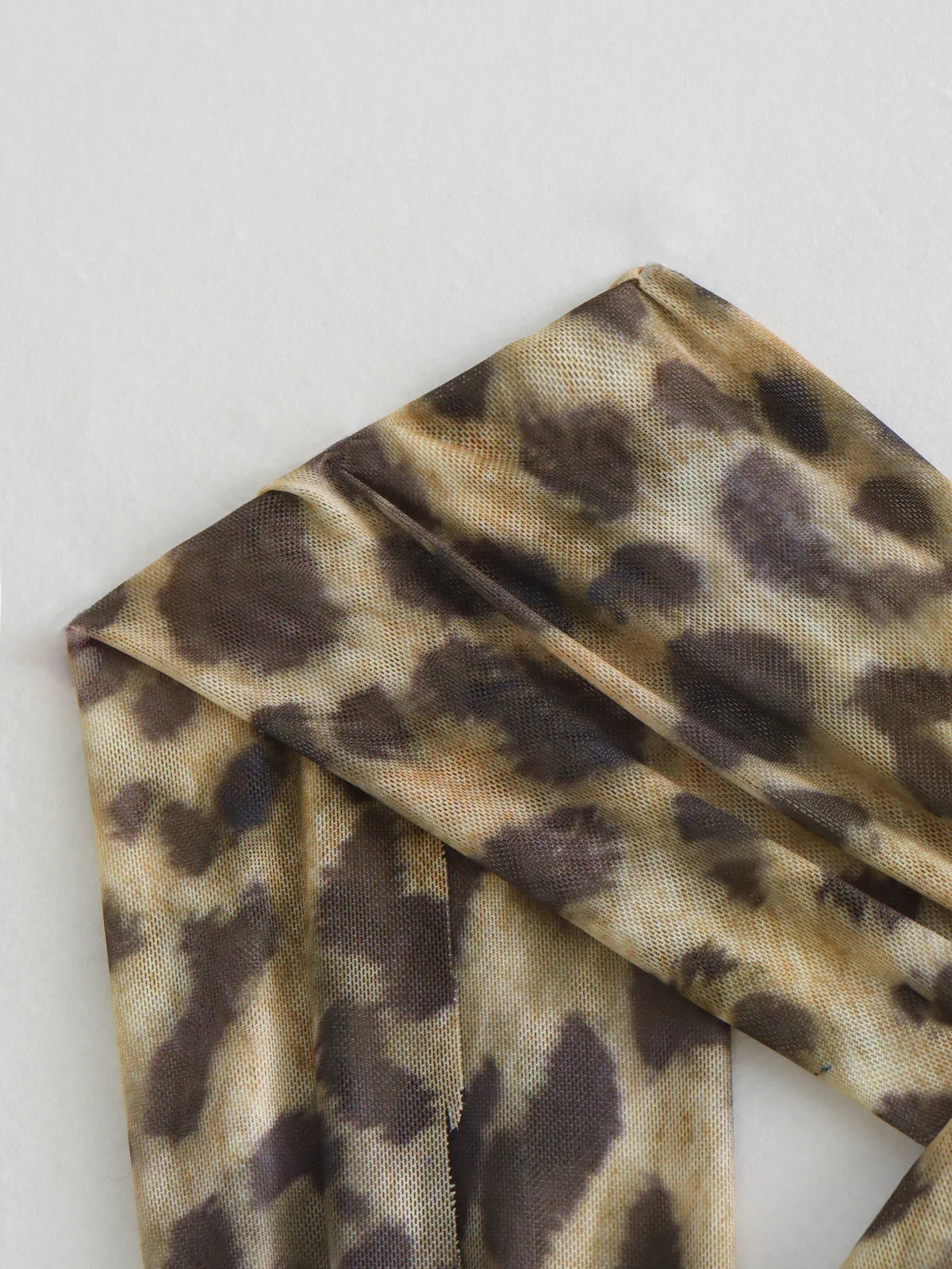 Vintage Women Irregular Leopard Bodysuits - MERGE.DAY.1.FREESTYLE