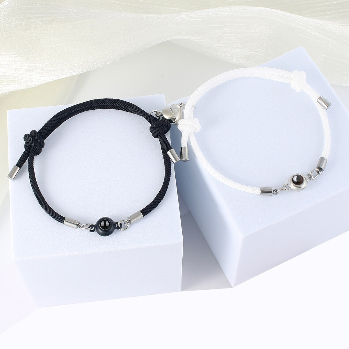 Custom Projection Braided Bracelet Personalized Photo Bracelet Custom Jewelry - MERGE.DAY.1.FREESTYLE