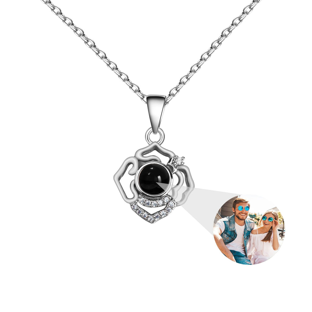 Petals for customized photos Necklace Wedding Romantic Memory Projection Necklace - MERGE.DAY.1.FREESTYLE