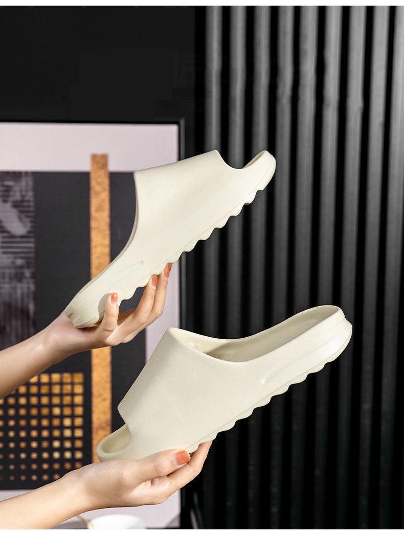 Women Men Sandals Casual Beach Shoes Soft Bottom Slides Thick Platform EVA Anti-Slip Slipper - MERGE.DAY.1.FREESTYLE