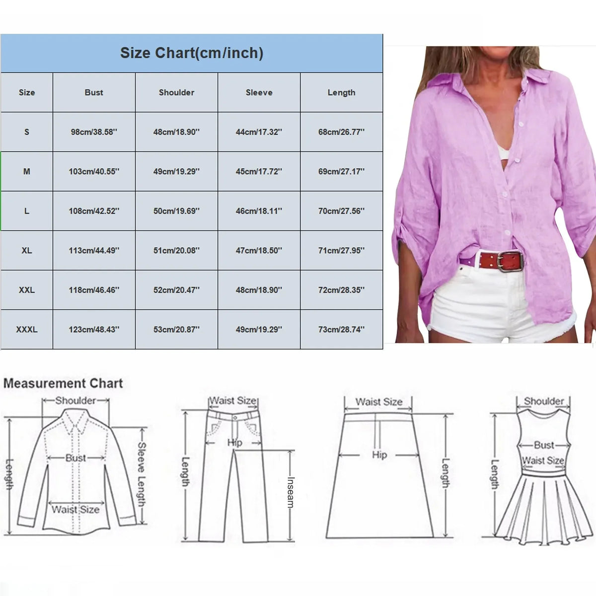 Cotton Linen Blouse Shirts Summer Solid Color Short Sleeve Buttons Cardigan Shirts - MERGE.DAY.1.FREESTYLE