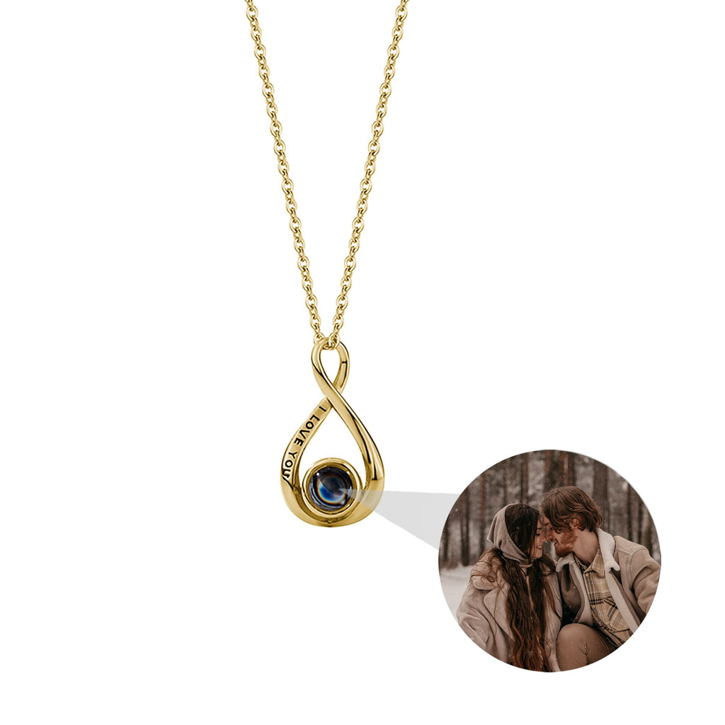 Customized 8-character Projection Necklace , Creative Photo Projection pendant - MERGE.DAY.1.FREESTYLE