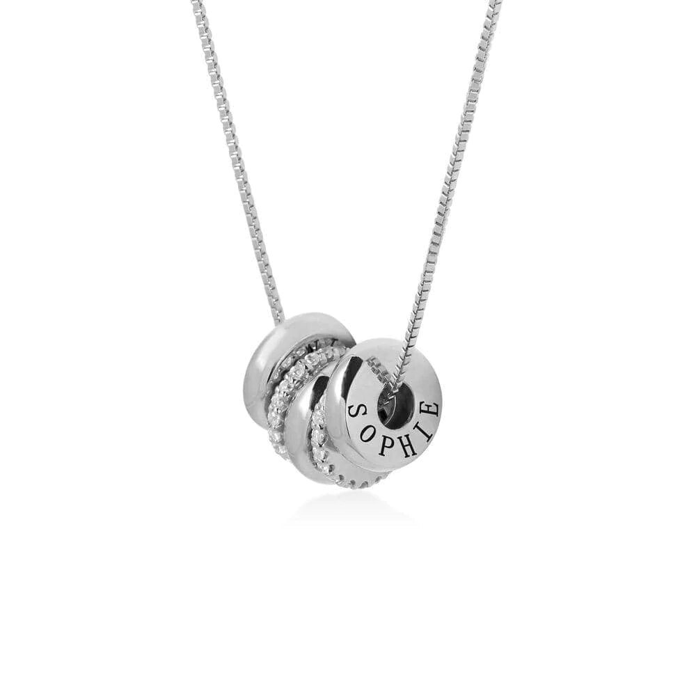 Custom Engraved Beads Necklace Personality Nameplate Family Gift - MERGE.DAY.1.FREESTYLE
