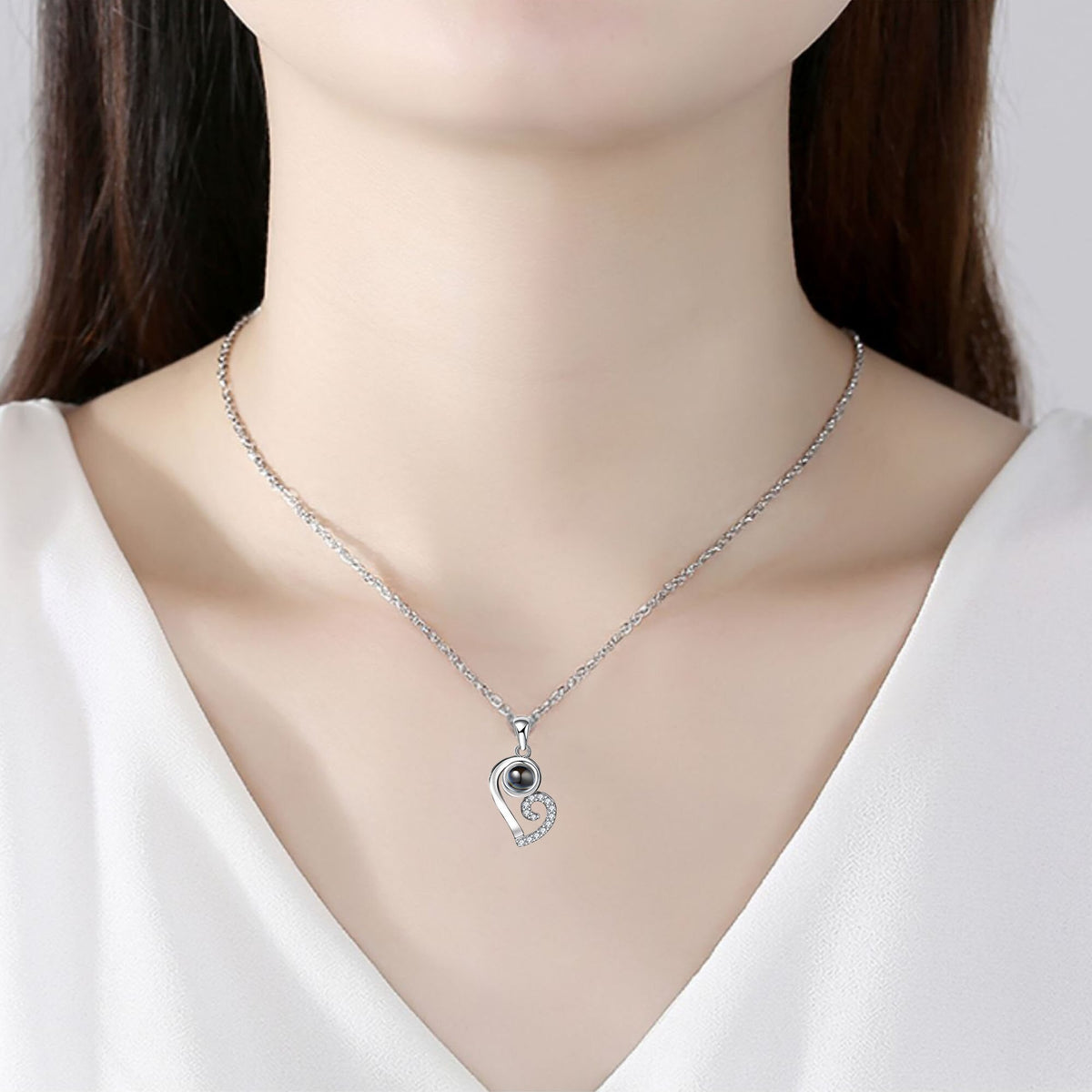 Customizable photoSet of Fashion Magnetic Heart Couple Necklace For Women Men - MERGE.DAY.1.FREESTYLE
