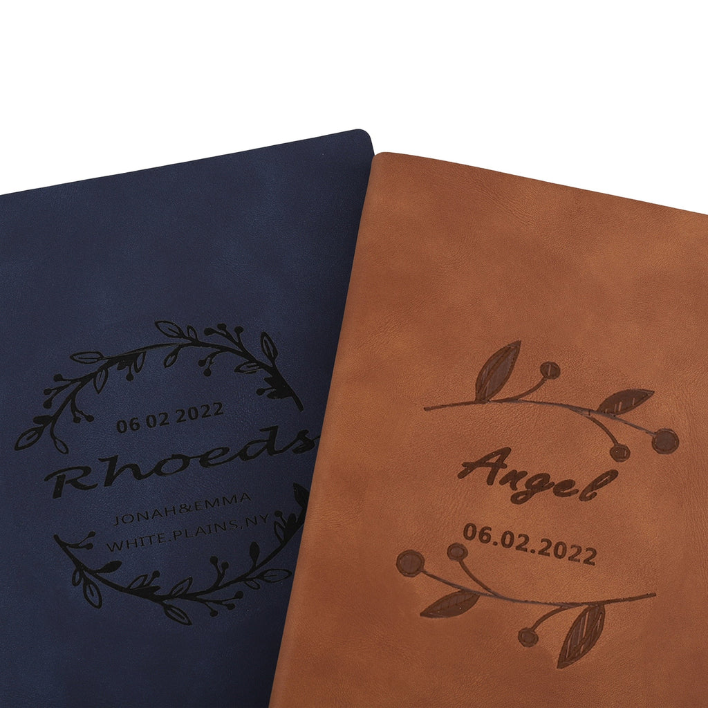 Customized DIY Leather Notebooks Soft Cover Business A5 Journals - MERGE.DAY.1.FREESTYLE