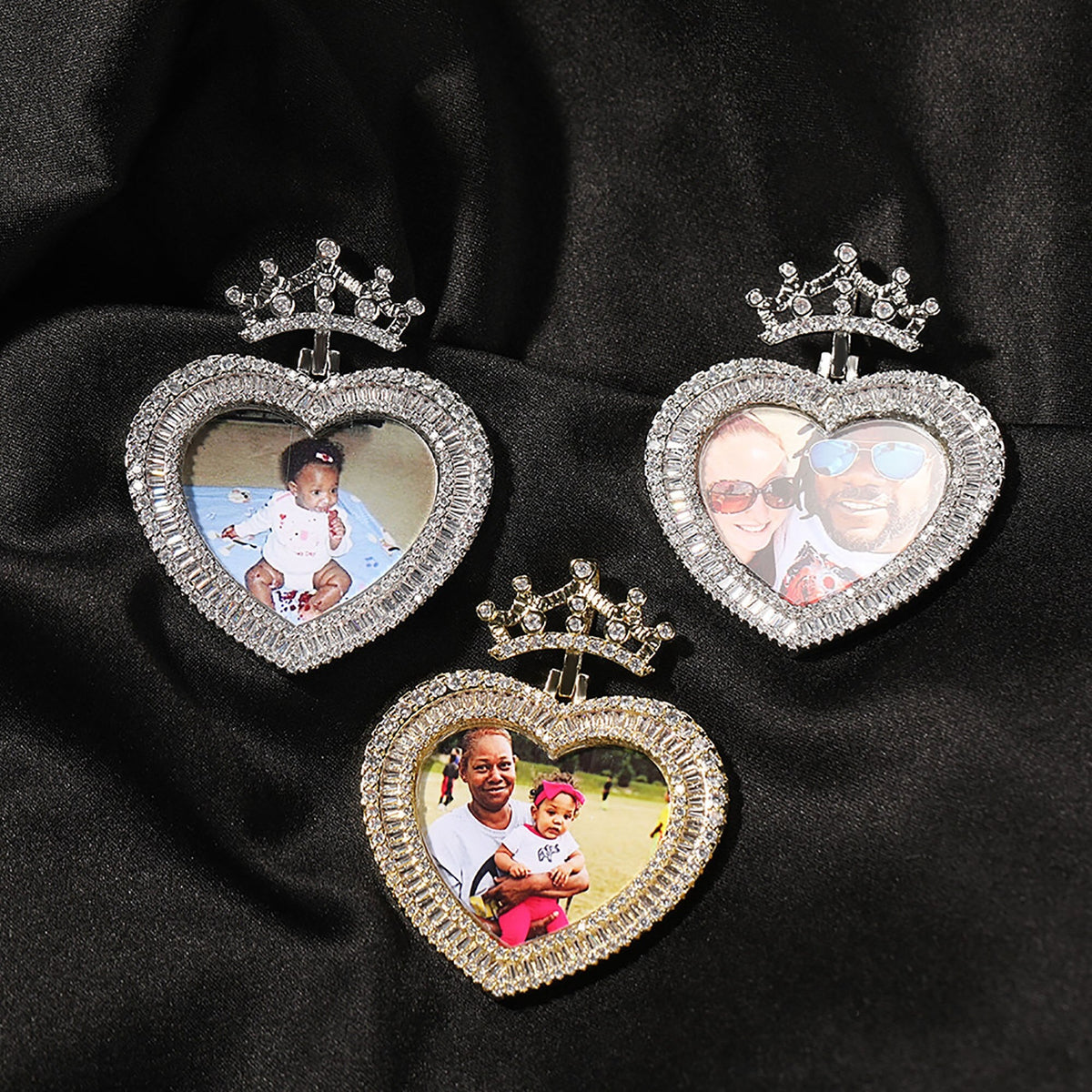Customizable photo name hip-hop necklace Crown necklace - MERGE.DAY.1.FREESTYLE