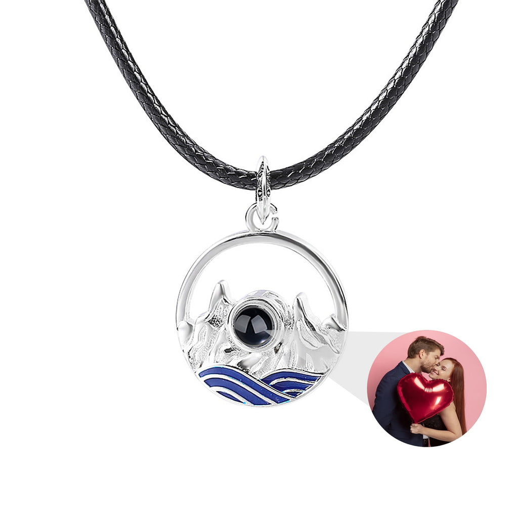 Couples who can customize photos Projection Necklace Pendant Jewelry For Lover Girlfriend - MERGE.DAY.1.FREESTYLE