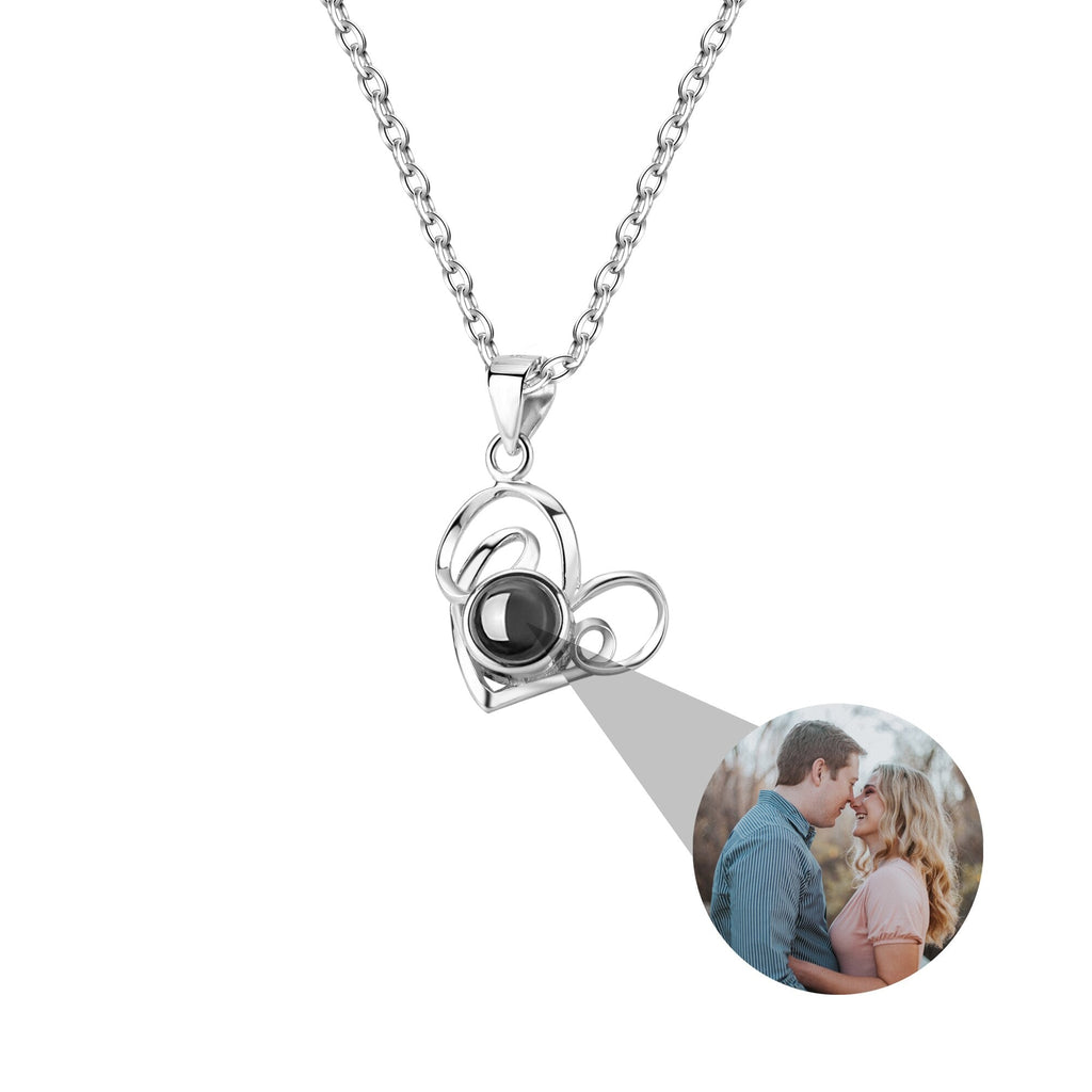 Necklace Round Heart Pendant Romantic Memory Projection Necklaces - MERGE.DAY.1.FREESTYLE