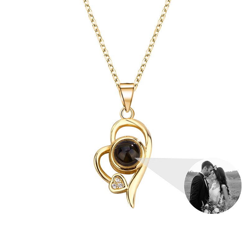 Customized photo projection necklace Couple Romantic Cute Accessories - MERGE.DAY.1.FREESTYLE