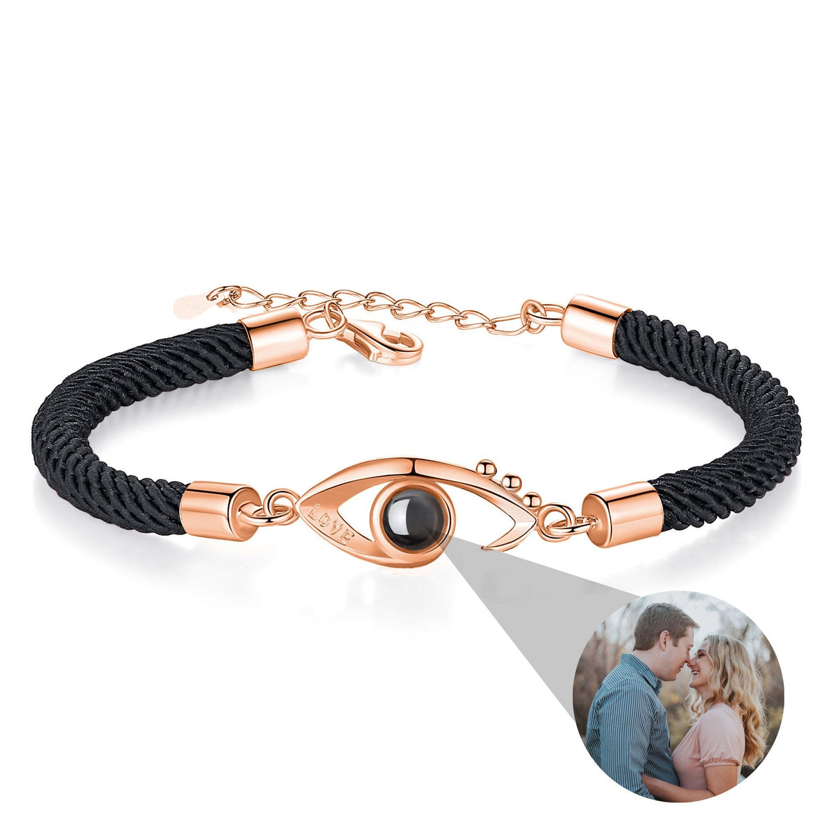 Customizable Photo EyesCircle Photo Bracelet Personalized Custom Photo Couple Bracelet - MERGE.DAY.1.FREESTYLE