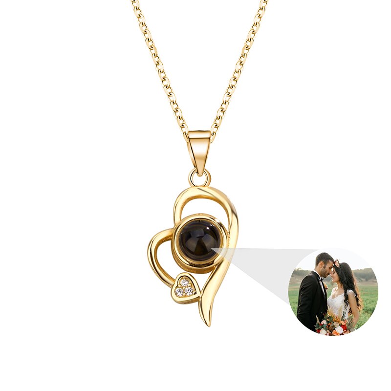 Customized photo projection necklace Couple Romantic Cute Accessories - MERGE.DAY.1.FREESTYLE