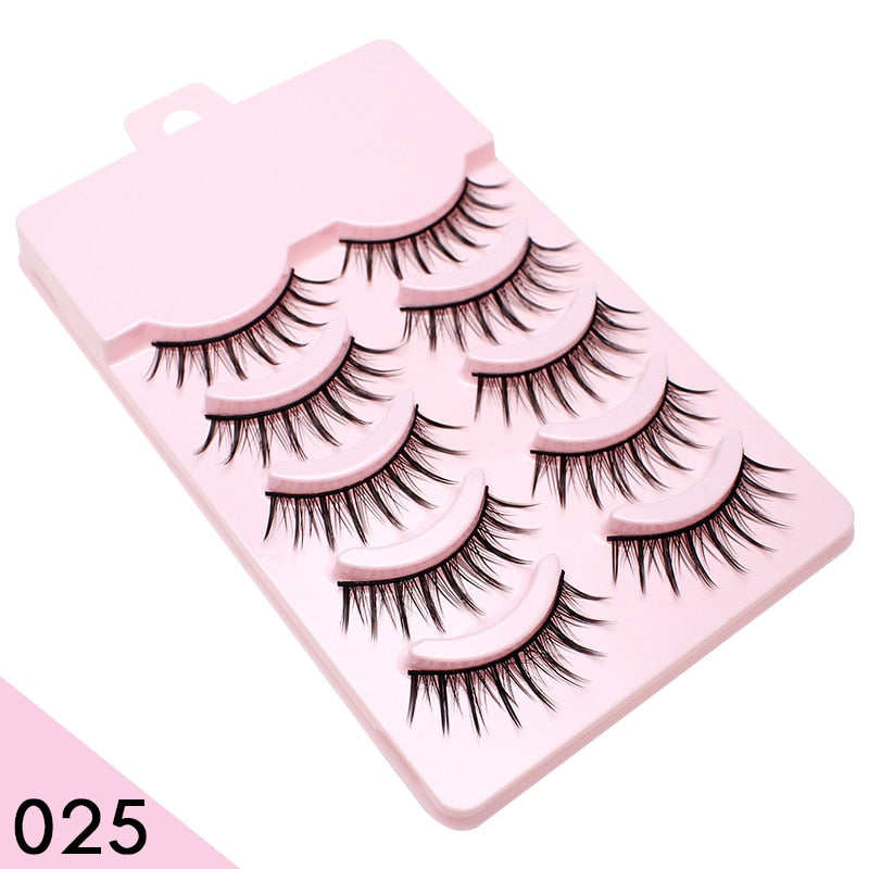 Manga Lashes Soft Natural Eyelashes Thick False Eyelashes - MERGE.DAY.1.FREESTYLE
