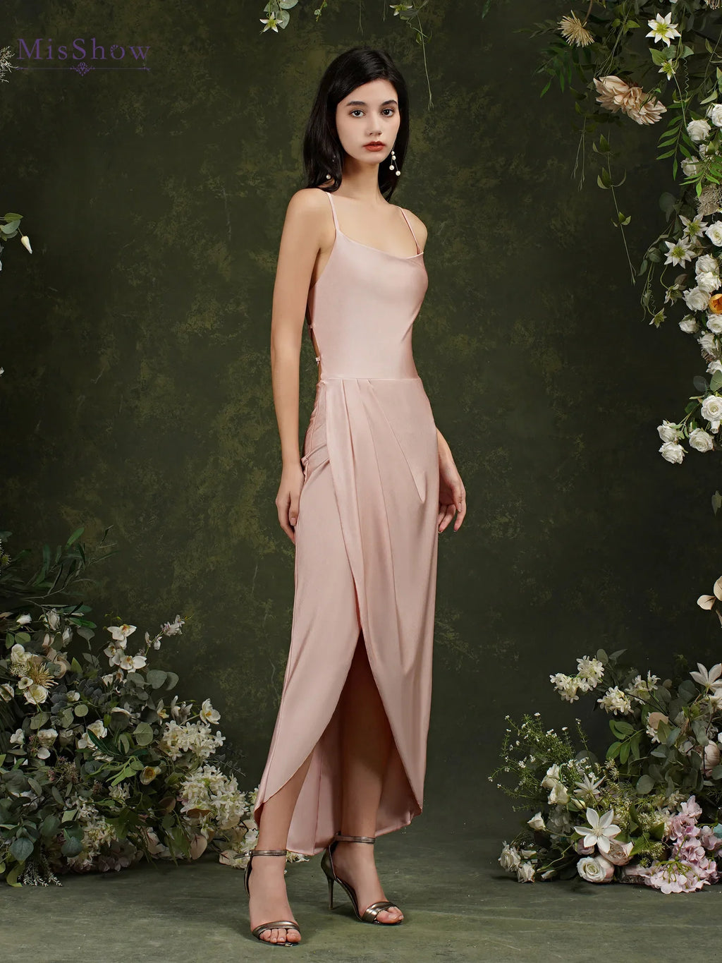 Elastic Long Bodycon Sleeveless Mermaid Lace UP Back Evening Gowns - MERGE.DAY.1.FREESTYLE