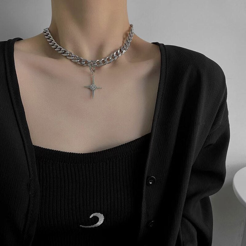 Metal Love Heart Cupid Pendants Female Clavicle Chain Light Luxury Niche Design Necklace - MERGE.DAY.1.FREESTYLE
