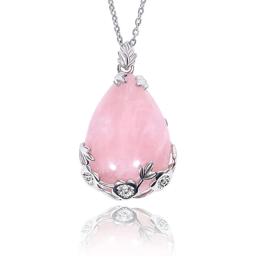 rose quartz pendant - MERGE.DAY.1.FREESTYLE