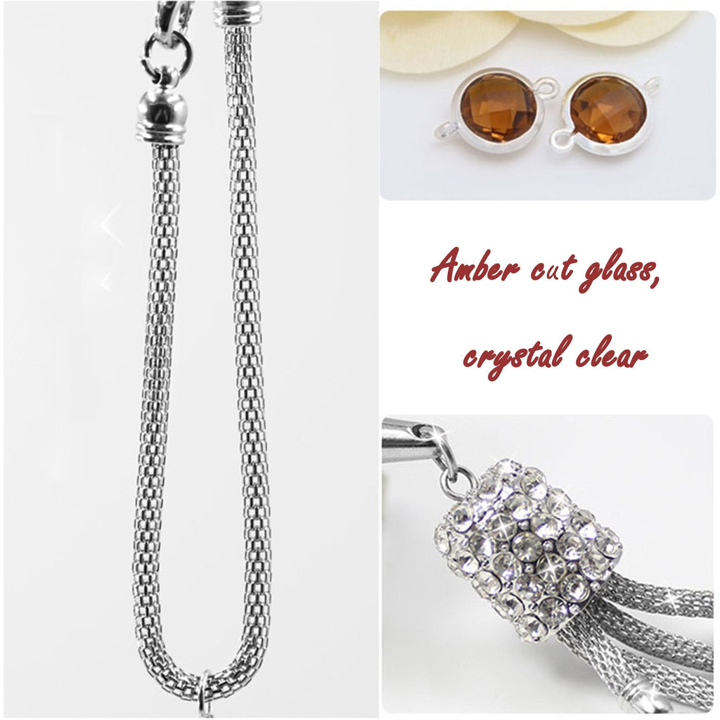 Customizable photos Car Rearview Mirror Hanging Ornament Artificial Crystal Styling - MERGE.DAY.1.FREESTYLE