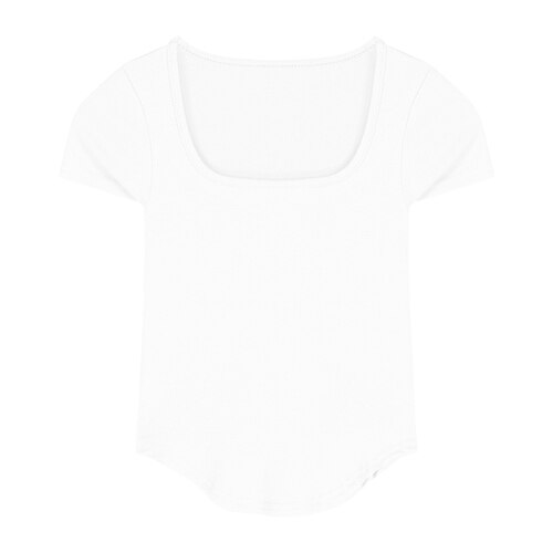 Pure Color Slim Short Sleeve Tees Women 2022 Summer Y2k Crop Fashion Sexy Blouse - MERGE.DAY.1.FREESTYLE