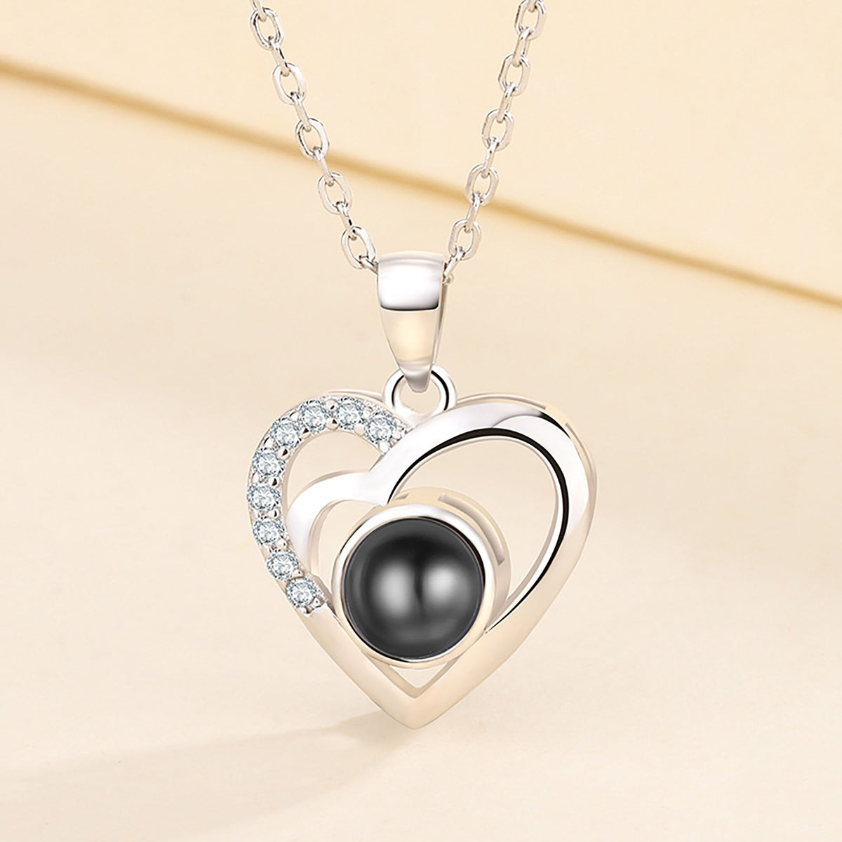 Customizable photo Projection Necklace Pendant Jewelry For Lover Girlfriend - MERGE.DAY.1.FREESTYLE