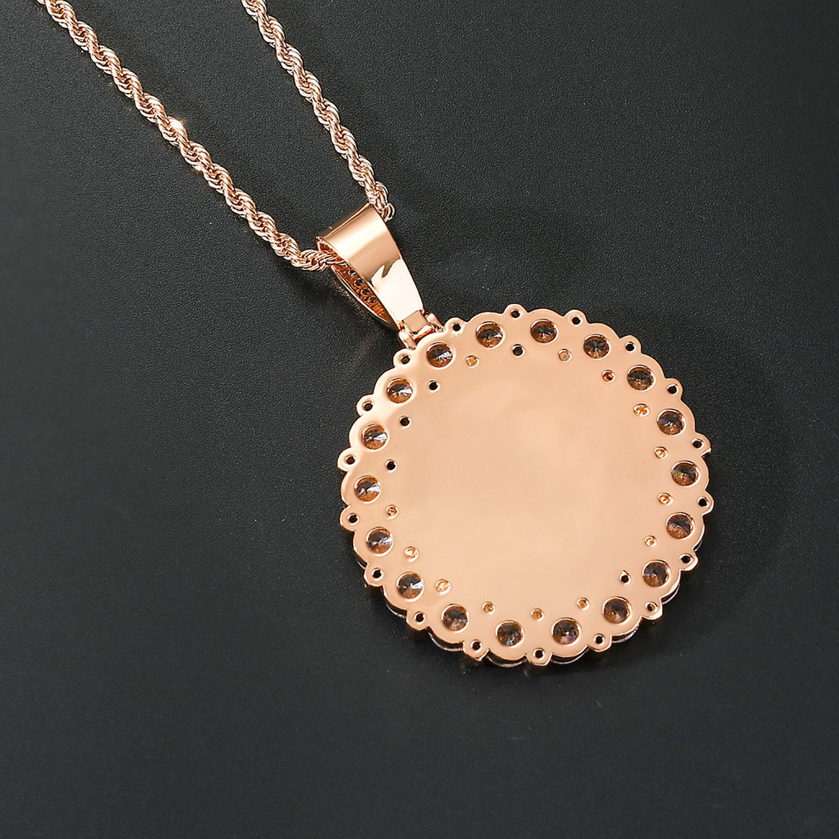 Customizable photoMen's Fashion Inlaid Exquisite Micro-dense Zircon Hip Hop Rock Party - MERGE.DAY.1.FREESTYLE
