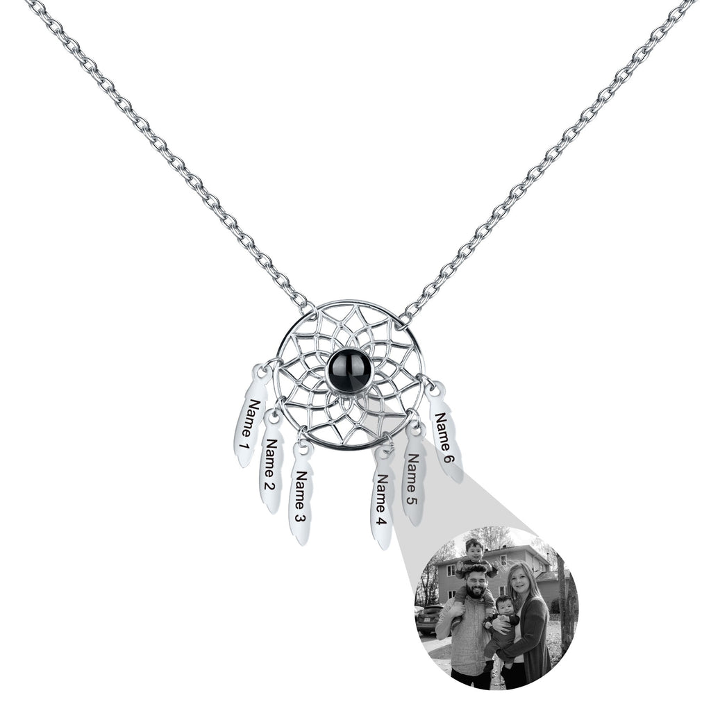 Customized Photo Dream catcher Projection Pendant Necklace - MERGE.DAY.1.FREESTYLE