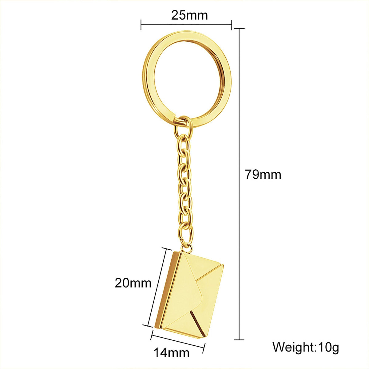 Customizable name envelope keychain For Men Women Car Key Holder - MERGE.DAY.1.FREESTYLE