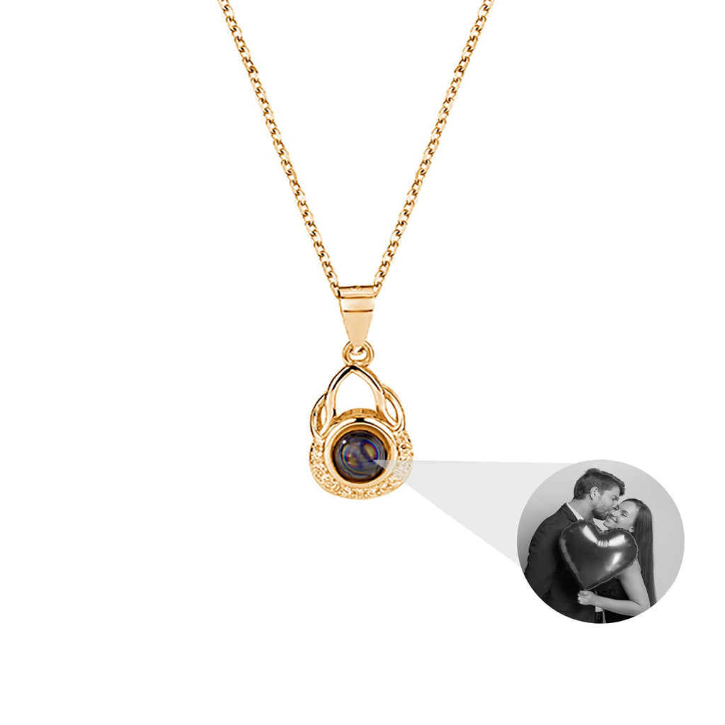 Valentine's Day Gift Photo Custom Projection Necklace Simple Shaped Projection Necklace - MERGE.DAY.1.FREESTYLE