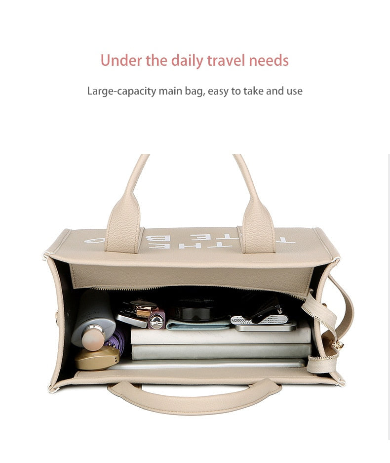 The Traveler Tote bag For Female Handbag Crossbody Leisure Large Bag PU - MERGE.DAY.1.FREESTYLE