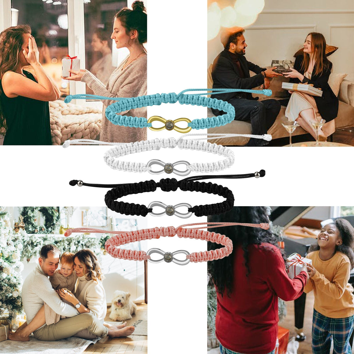 Lnfinite Cycle of Customizable Photos Bracelet Custom Projection Bracelets - MERGE.DAY.1.FREESTYLE