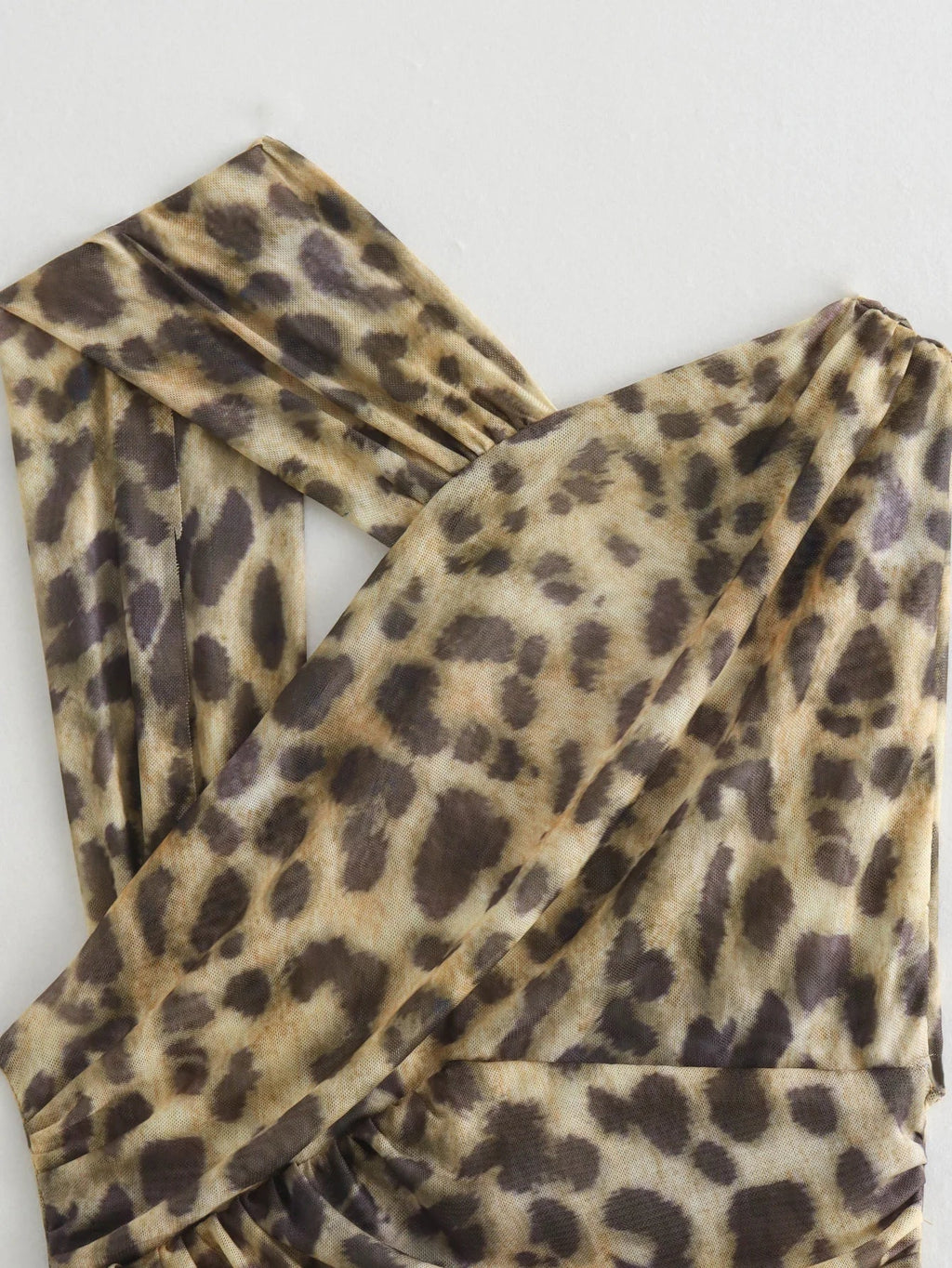 Vintage Women Irregular Leopard Bodysuits - MERGE.DAY.1.FREESTYLE