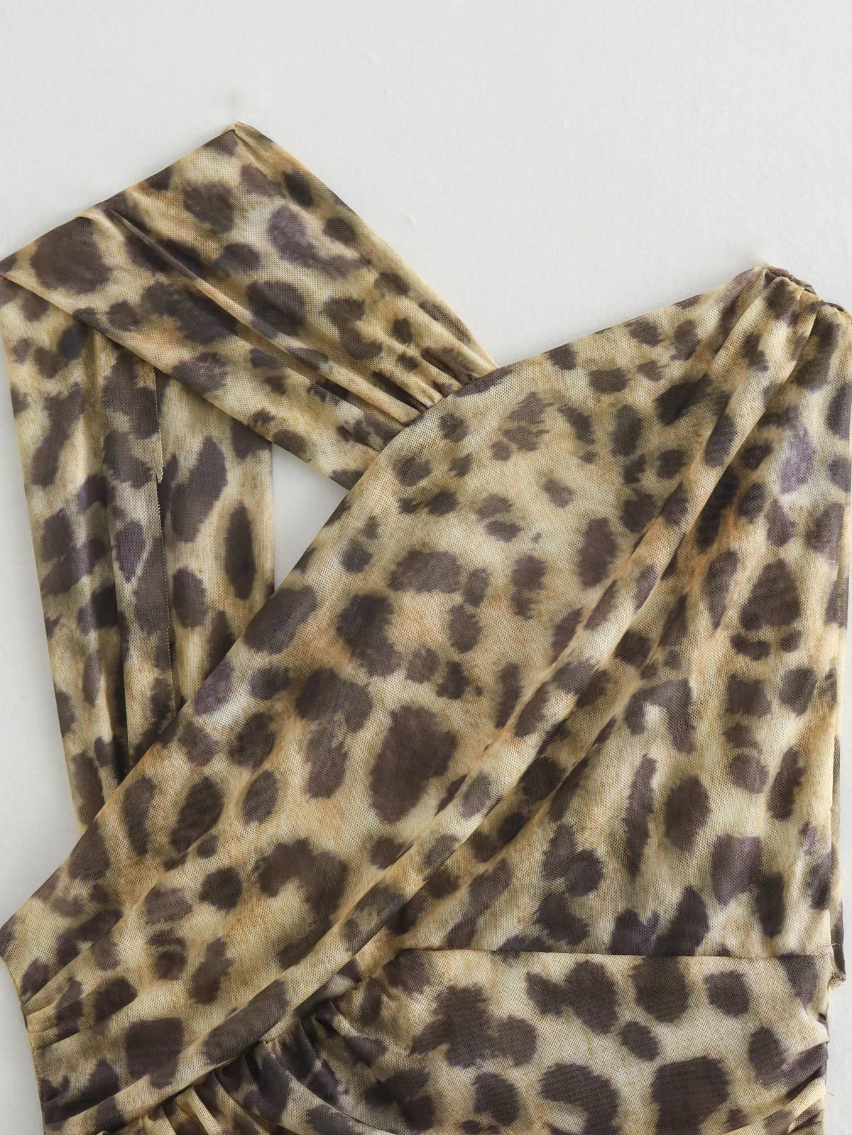 Vintage Women Irregular Leopard Bodysuits - MERGE.DAY.1.FREESTYLE