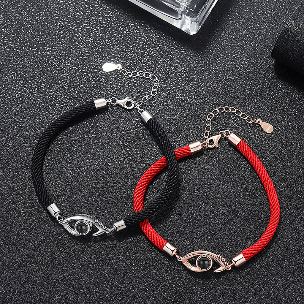 Customizable Photo EyesCircle Projection Bracelets Personalized Couple Memorial Jewelr - MERGE.DAY.1.FREESTYLE