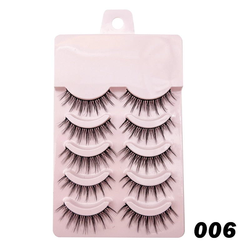 Manga Lashes Soft Natural Eyelashes Thick False Eyelashes - MERGE.DAY.1.FREESTYLE