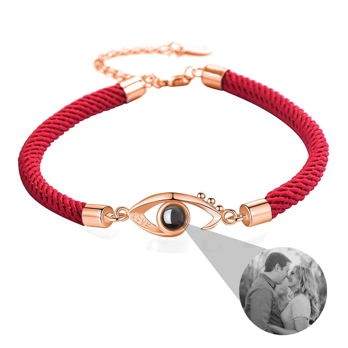 Customizable Photo EyesCircle Photo Bracelet Personalized Custom Photo Couple Bracelet - MERGE.DAY.1.FREESTYLE