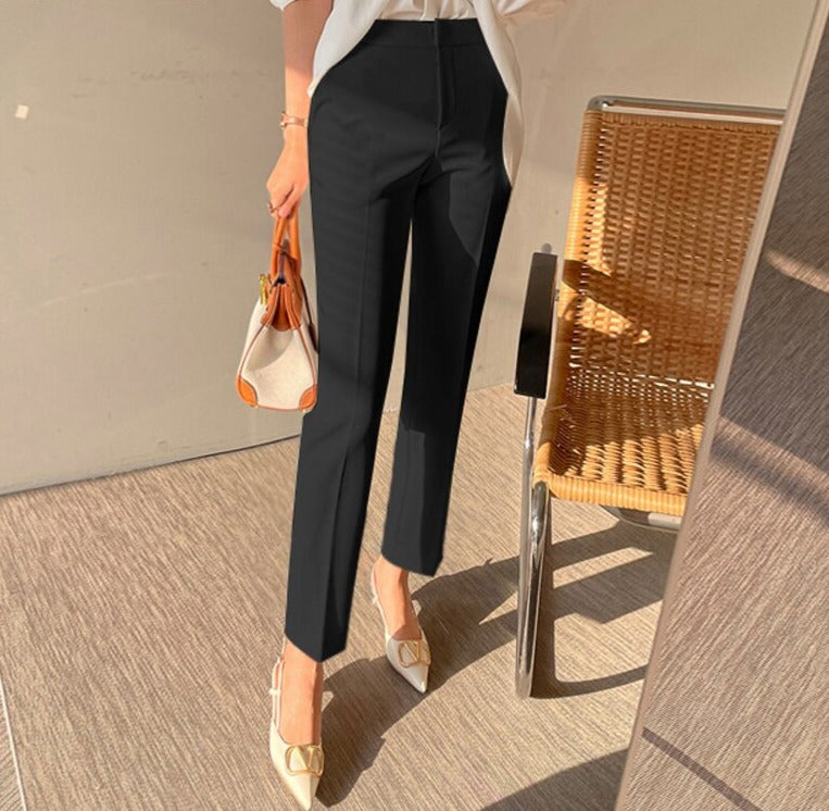 Slim Women Suit Pants Spring Summer High Waist Ladies Pencil Pants - MERGE.DAY.1.FREESTYLE