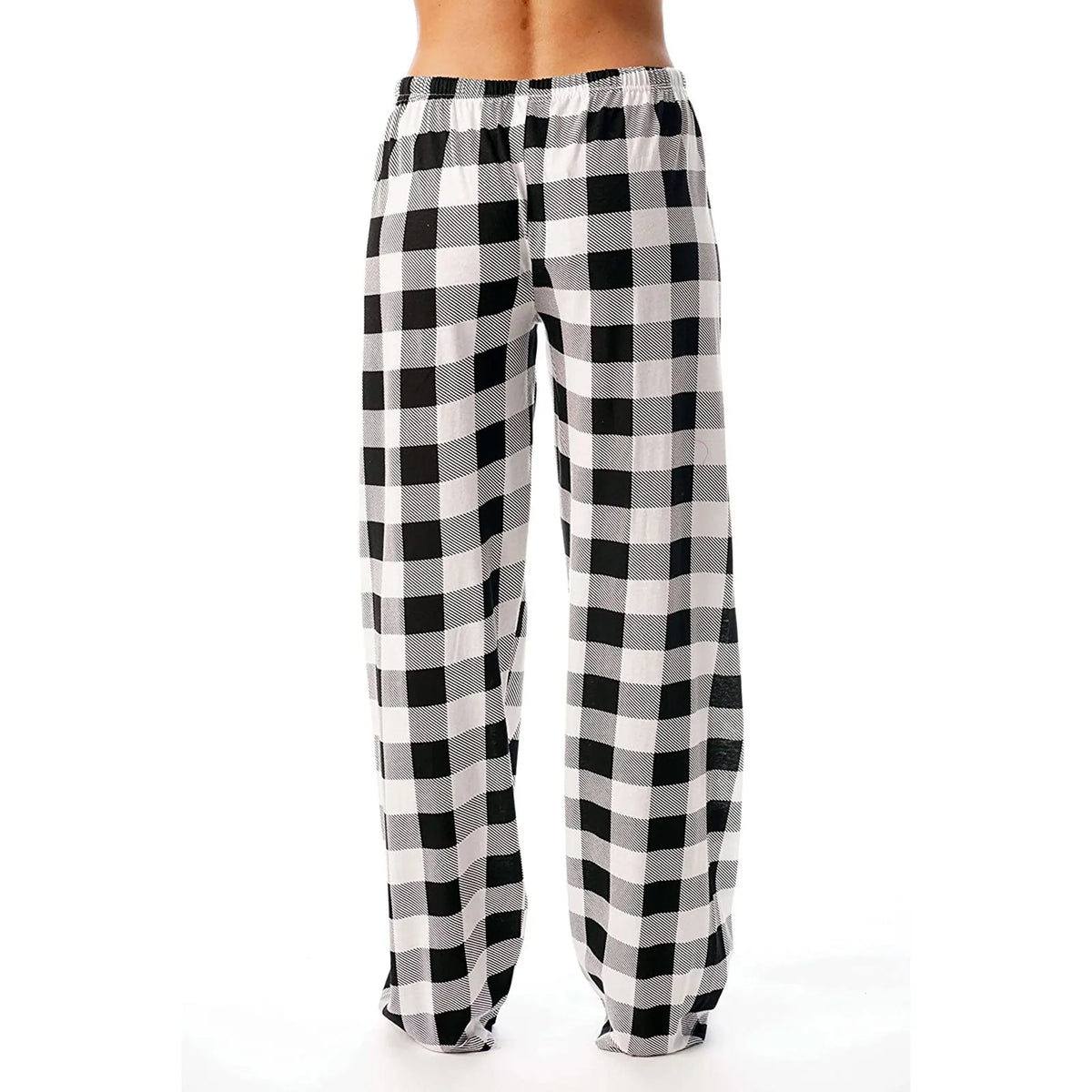 Women Christmas Pajama pants Autumn Winter Plaid Printed Pants - MERGE.DAY.1.FREESTYLE
