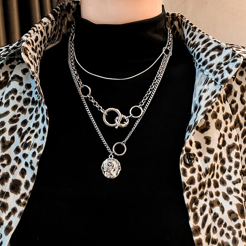 Metal Love Heart Cupid Pendants Female Clavicle Chain Light Luxury Niche Design Necklace - MERGE.DAY.1.FREESTYLE