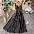 Vintage Long Dress Sexy Spaghetti Strap Backless Bandage Party Dress - MERGE.DAY.1.FREESTYLE