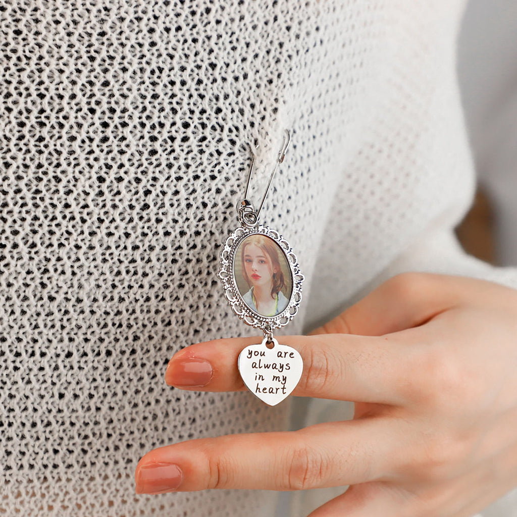Customizable Photo Brooches Non-Reflective Fixing Clothes Lapel Pins Jewelry - MERGE.DAY.1.FREESTYLE