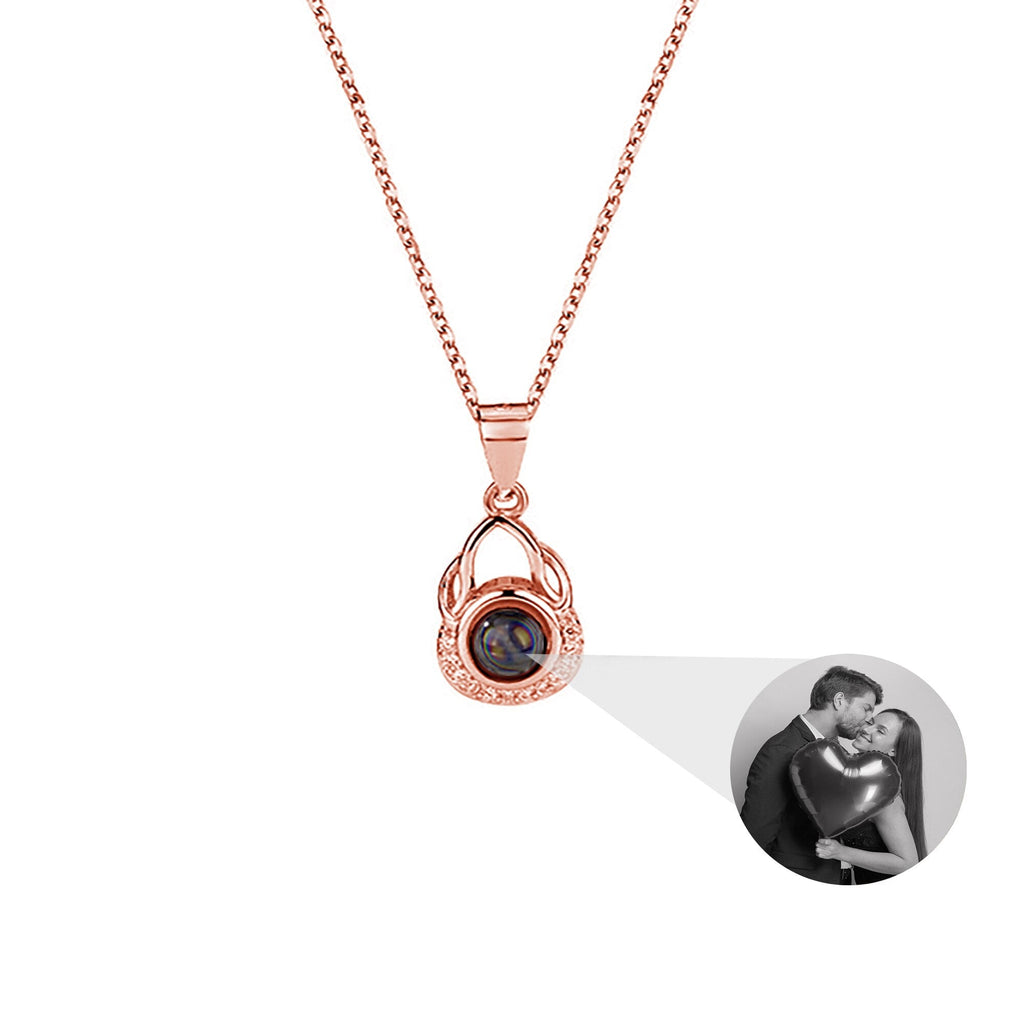Valentine's Day Gift Photo Custom Projection Necklace Simple Shaped Projection Necklace - MERGE.DAY.1.FREESTYLE