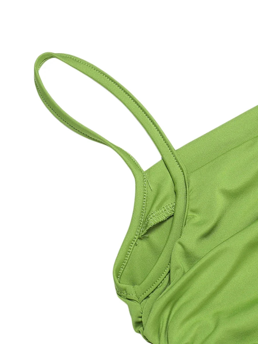 Summer Beach Casual Sexy Hollow Backless Tie Up Slip Dress - MERGE.DAY.1.FREESTYLE